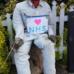 NHS hero scarecrow